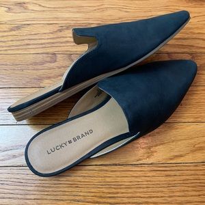 Lucky Brand Brynnuh Black Mules